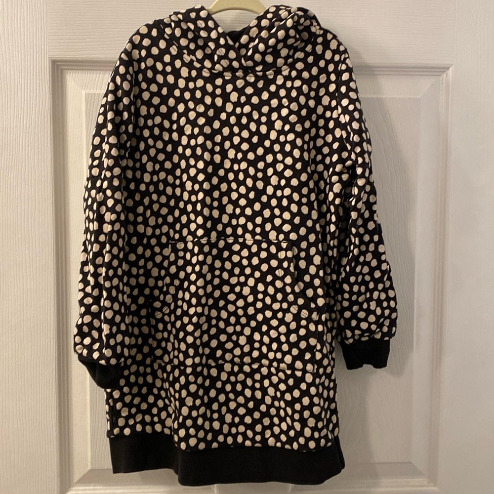 Hanna Andersson size 120 US 6-7 hooded Terry cloth dress